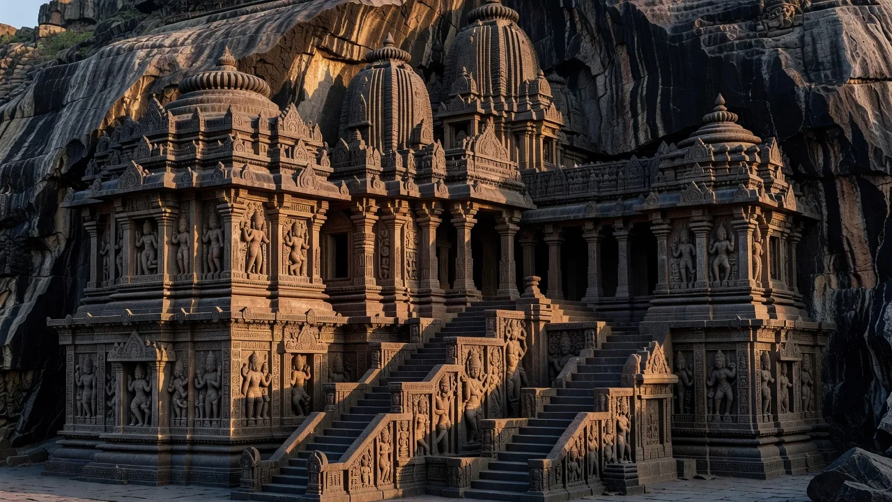 एलोरा के कैलाश मंदिर के रोचक तथ्य