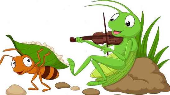 Hindi Short Story : The Ant and the Grasshopper