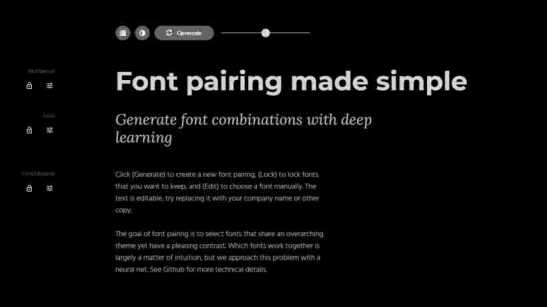 Fontjoy - Font pairing made simple